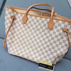 Louis vuitton Neverfull mm damier azure